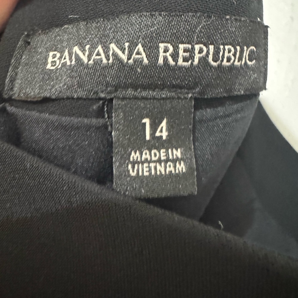 Banana Republic Black Wide Leg Jumpsuit Size 14 - Picture 5 of 5